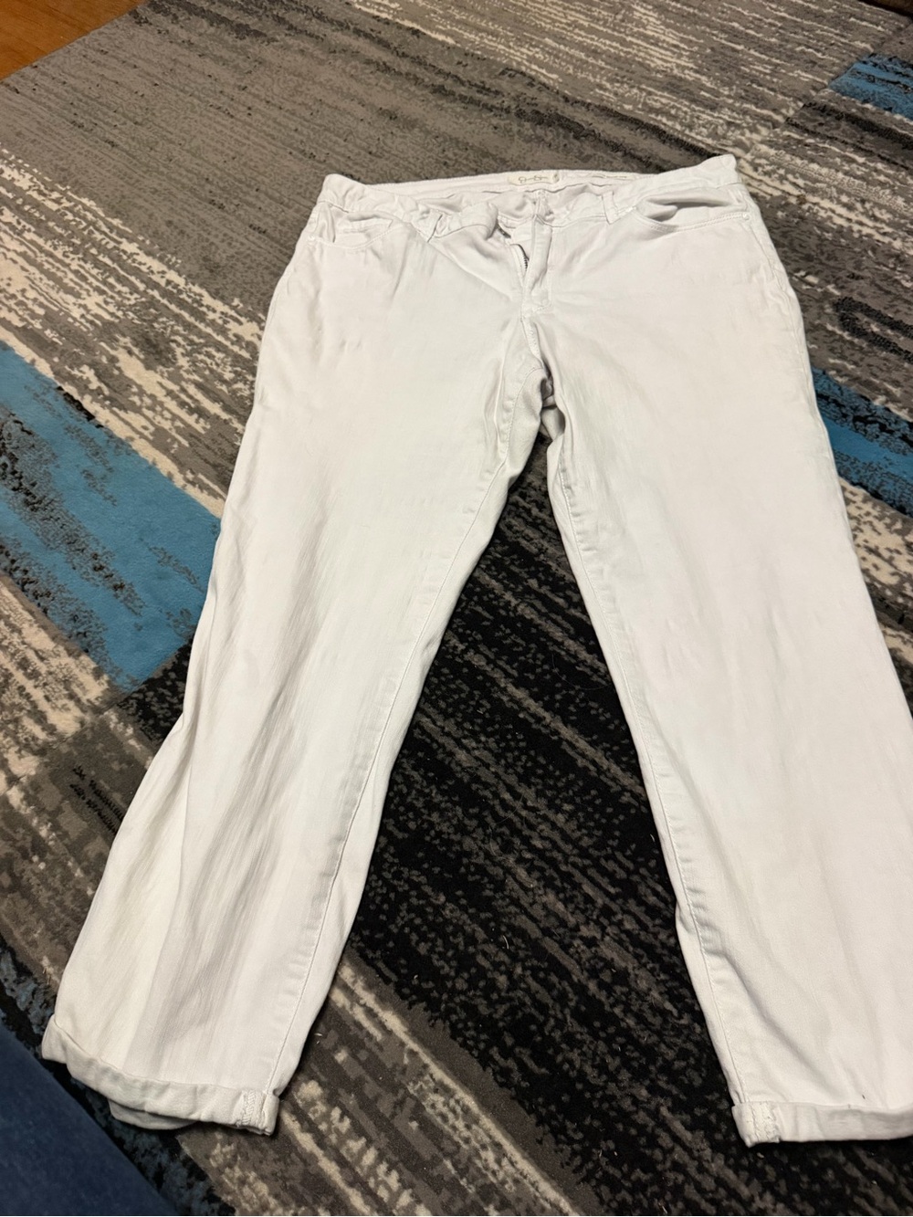 Jessica Simpson White Straight Leg Women's Jeans